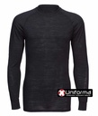 Camiseta Lana Merino de Manga Larga para protección térmica contra el frío, ropa interior contra el frío de lana merino, personalizable en Uniforma  - PB183