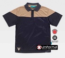 Polo de trabajo en tejido técnico fresco transpirable y resistente en micro piqué micro perforado para mejorar la transpirabilidad, de diseño bicolor, personalizable con logo de empresa en uniforma  -TWF2616