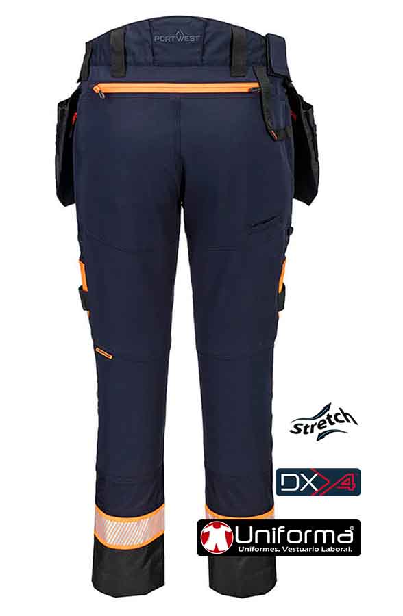 Pantalón DX4 Elástico Bolsillos Desmontables - PDX440