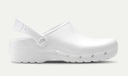 Oferta de liquidación Outlet de Zuecos de trabajo Feliz Caminar Flotantes de color blanco en Uniforma - OF106