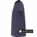 Camiseta de trabajo bicolor con refuerzos de colores a contraste, de poliéster algodón, personalizable con logo de empresa y cintas reflectantes en Uniforma.
