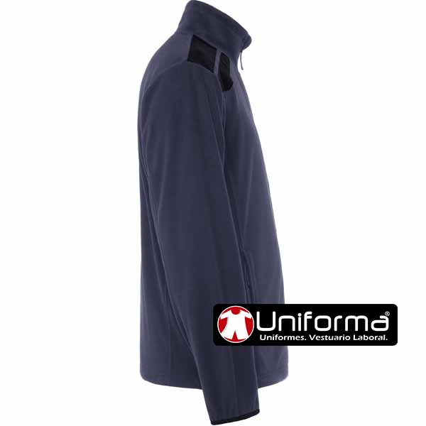 Polar de trabajo en Micropolar Bicolor personalizable con logo de empresa  - LY8412