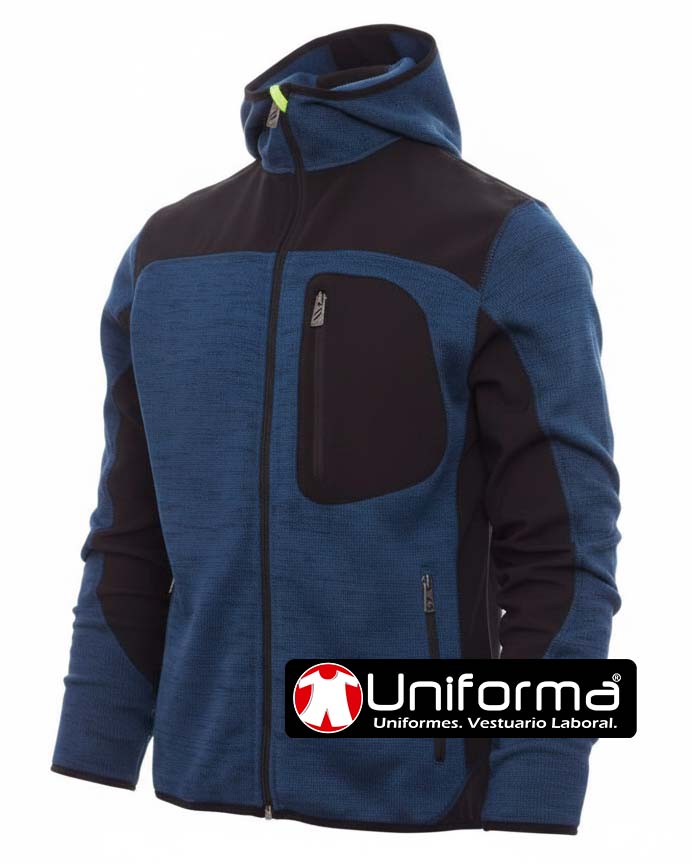 Chaqueta Técnica Bicolor con refuerzos de Softshell - PY0453
