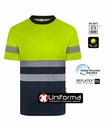 Camiseta Bicolor Alta visibilidad Reciclada - V305633