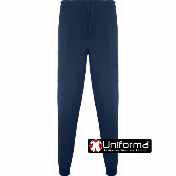 Pantalón Microfibra con Elástico en Bajos y Bolsillo - LY9086