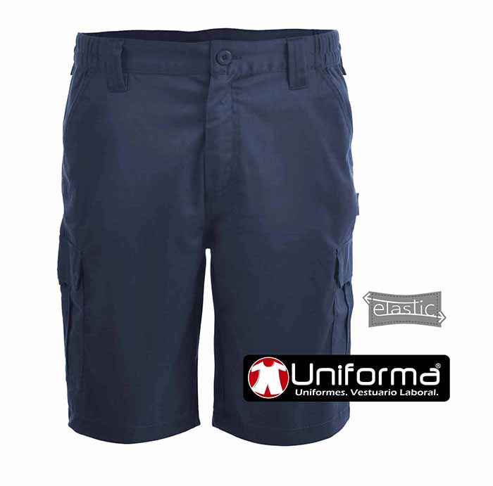 Bermuda Elástica Multibolsillos - BW1031