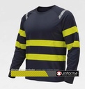 Camiseta Técnica Manga Larga con cintas Alta Visibilidad - TC3979