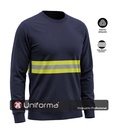 Sudadera de Trabajo con Banda Reflectante Bicolor Segmentada - UN3280