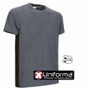 Camiseta Bolsillo Bicolor - VL4123
