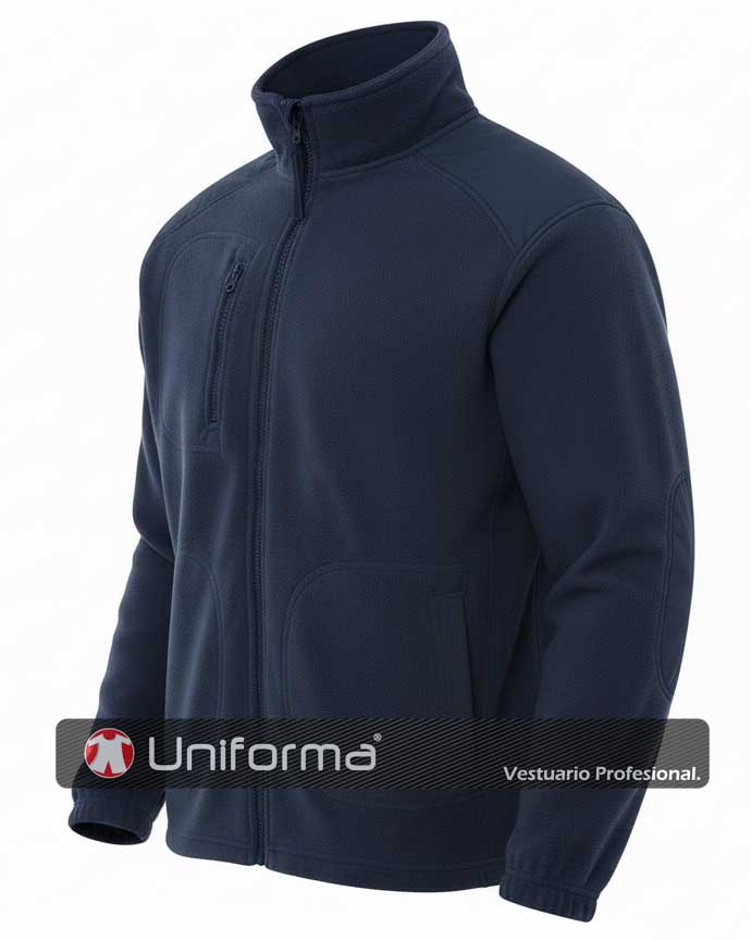 Polar con Refuerzos y Cremallera Completa - HK0330