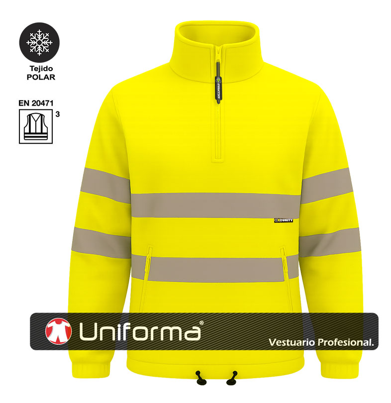 Polar Media Cremallera Alta Visibilidad Clase 3 - PR6630