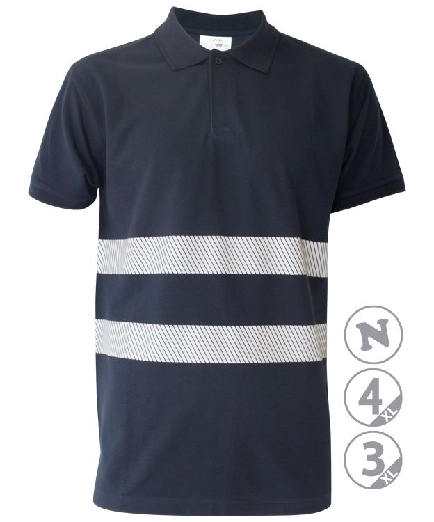 Polo Visibilidad Realzada Bandas Segmentadas - AN18006