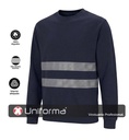 Sudadera Algodón con Bandas Reflectantes - UN3212