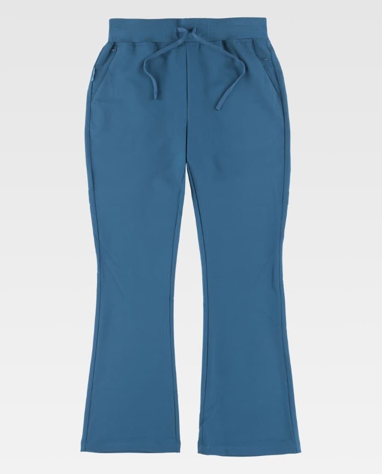 Pantalón de mujer, de campana con tejido elástico - TB9522