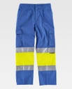 [TC4018-01] Pantalón Alta Visibilidad Bicolor Clase 1 - TC4018 (Amarillo / Azul Royal)