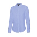 [V405005S] Camisa Oxford Elástica Mujer - V405005S (Azul Celeste)
