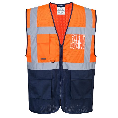 Chaleco Transpirable Bicolor de Alta Visibilidad - PC377