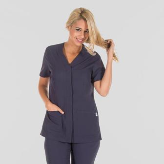 [G655100] Blusa Microfibra Botones Automáticos - G655100 (Azul Marino)