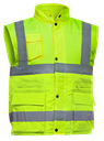 [PR5607] Chaleco Acolchado Alta Visibilidad - PR5607 (Amarillo Fluor)