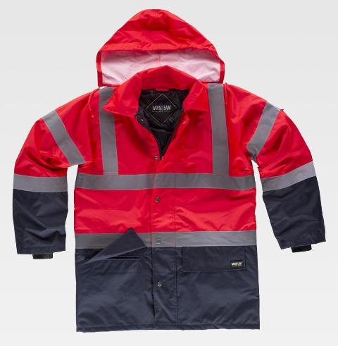 Parka Roja Alta Visibilidad - TC3717