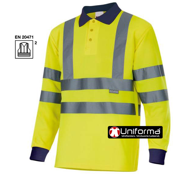 Polo Manga Larga Alta Visibilidad Clase 2 - V305503