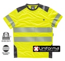 [TC9241-02] Camiseta Alta Visibilidad Reflectante - TC9241 (Amarillo Fluor)