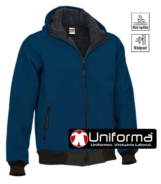 Softshell Grueso Borreguito Capucha - VL2550