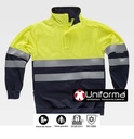 [TC3839-01] Sudadera Reflectante Alta Visibilidad - TC3839 (Amarillo / Marino)