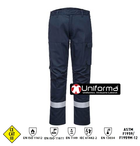 Pantalón Ignífugo Resistente a Químicos - PFR66