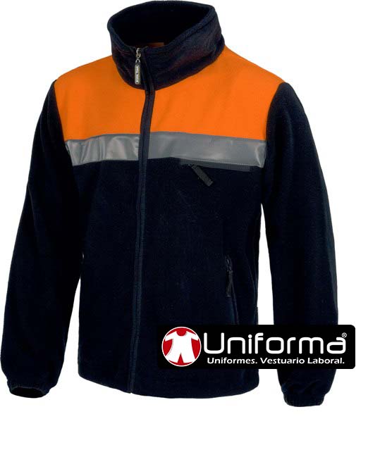 Chaqueta Polar Alta Visibilidad de Cremallera completa - TC4020