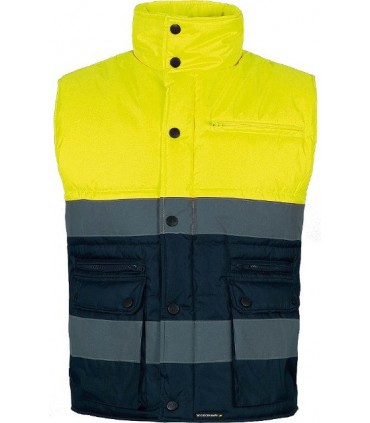 [TS4035] Chaleco Acolchado Alta Visibilidad - TS4035 (Amarillo Fluor)