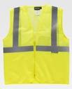 [TC3612] Chaleco de Rejilla transpirable - TC3612 (Amarillo Fluor)