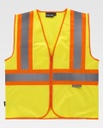 [TC3620] Chaleco Reflectante Bicolor - TC3620 (Amarillo Fluor)