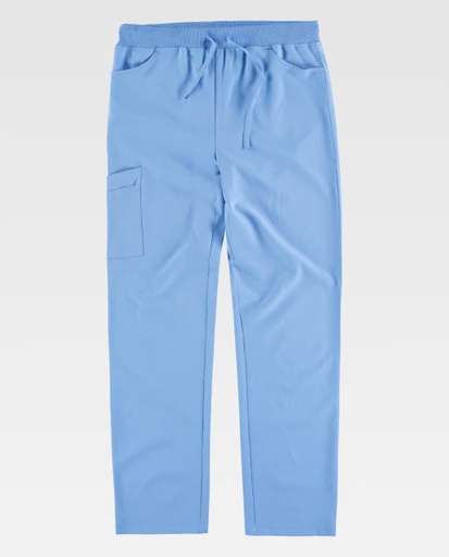 [TB6920] Pantalón Cintura Elástica Servicios - TB6920 (Azul Celeste)