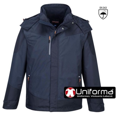 [PS553] Chaqueta Impermeable Protección Extrema PS553 (Azul Marino)