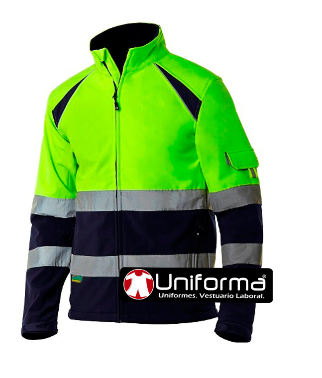 Chaqueta Softshell Alta visibilidad Fit MZ4756