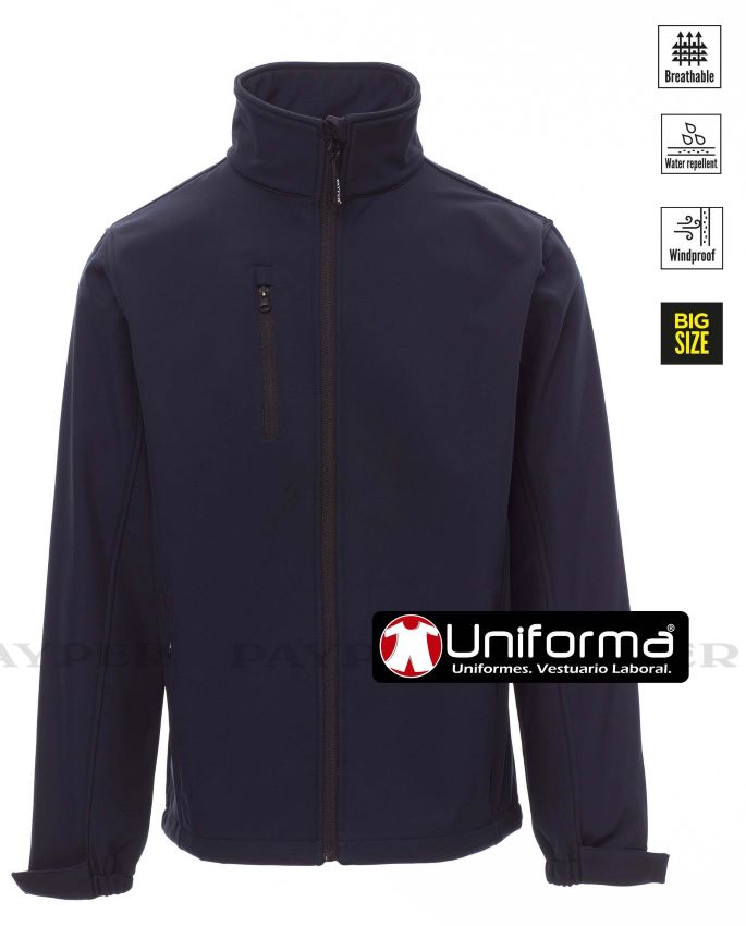 Chaqueta Impermeable Softshell Elástico PY1248