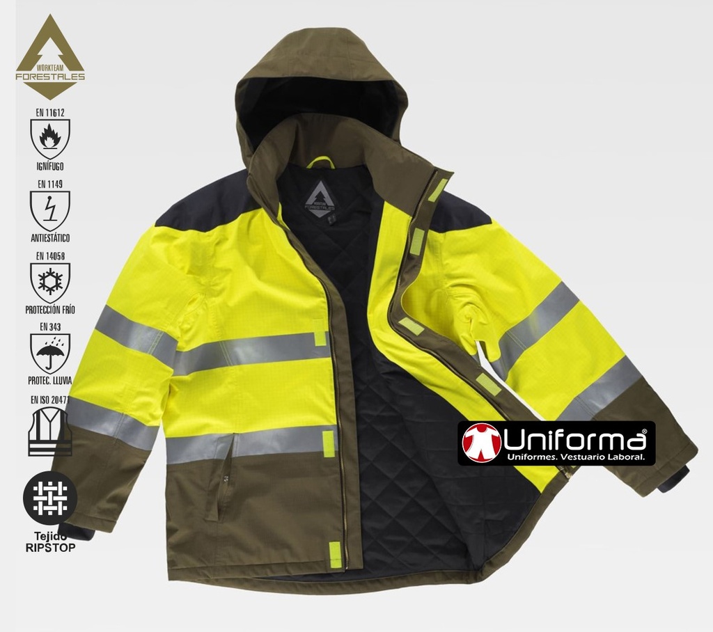 Parka Forestal Ignífuga Alta Visibilidad  -TB3781