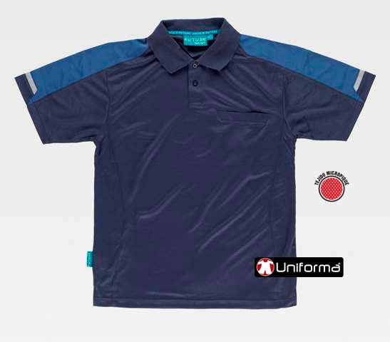 Polo Técnico Bicolor Micropiqué - TWF2850