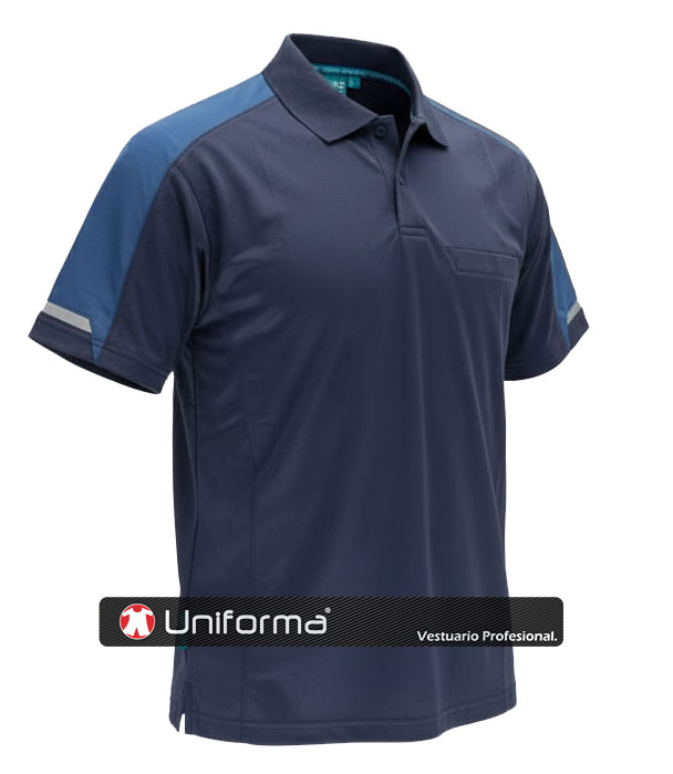 Polo Técnico Bicolor Micropiqué - TWF2850