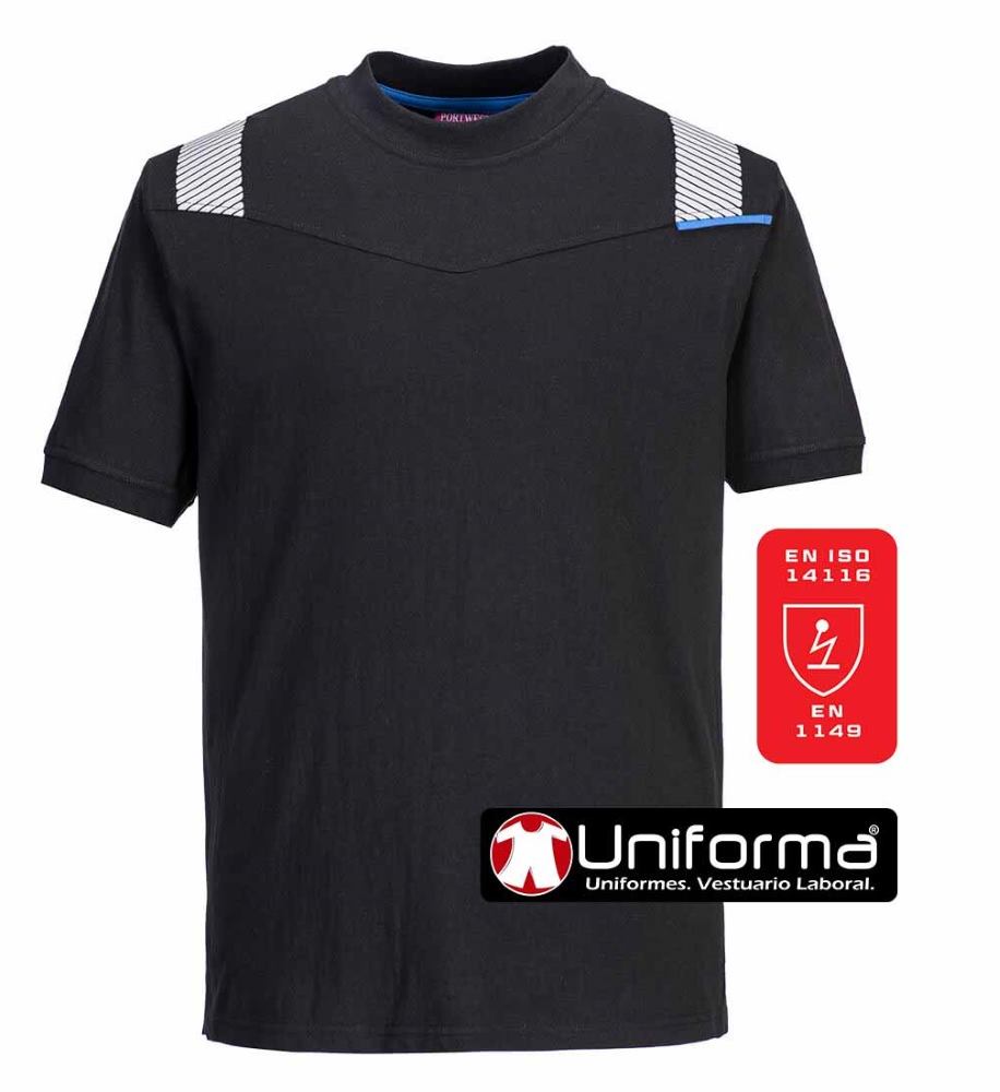 Camiseta Ignífuga Resistente a la llama Manga Corta - PFR712