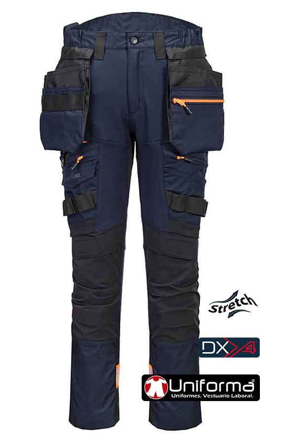 Pantalón DX4 Elástico Bolsillos Desmontables - PDX440