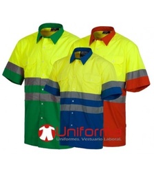 [TC3812] Camisa Alta Visibilidad Manga Corta - TC3812