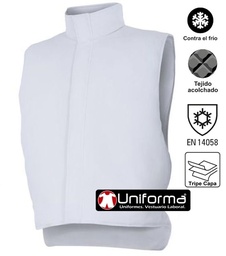 [V255901] Chaleco Alimentación Ambientes fríos Sin Bolsillos V255901