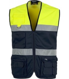[TC4010] Chaleco Alta Visibilidad Bicolor Cremallera - TC4010