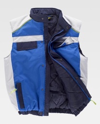 [TWF5853] Chaleco Acolchado Combinado tricolor - TWF5853