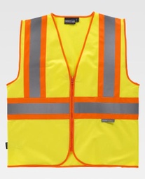 [TC3620] Chaleco con Reflectantes Bicolor - TC3620