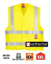 [PFR75] Chaleco de alta visibilidad ignífugo PFR75