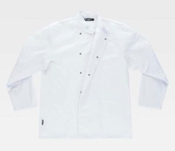 [TB5902] Chaqueta Cocina Manga Larga Corchetes - TB5902