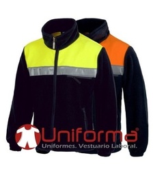 Chaqueta Polar Alta Visibilidad de Cremallera completa - TC4020